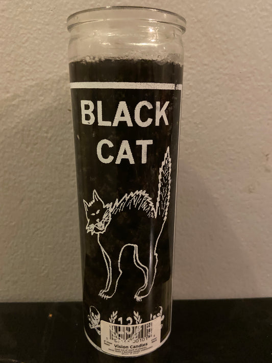 Black Cat 7 day candle