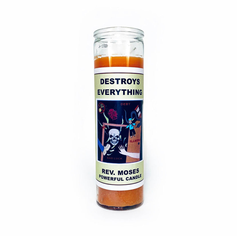 Destroy Everything Candle